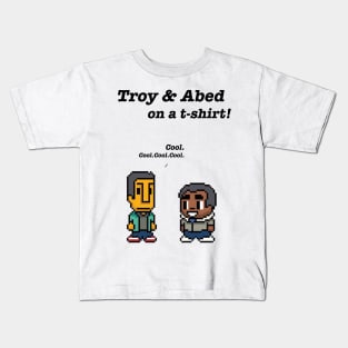 Troy and Abed · Community · TV show - white Kids T-Shirt